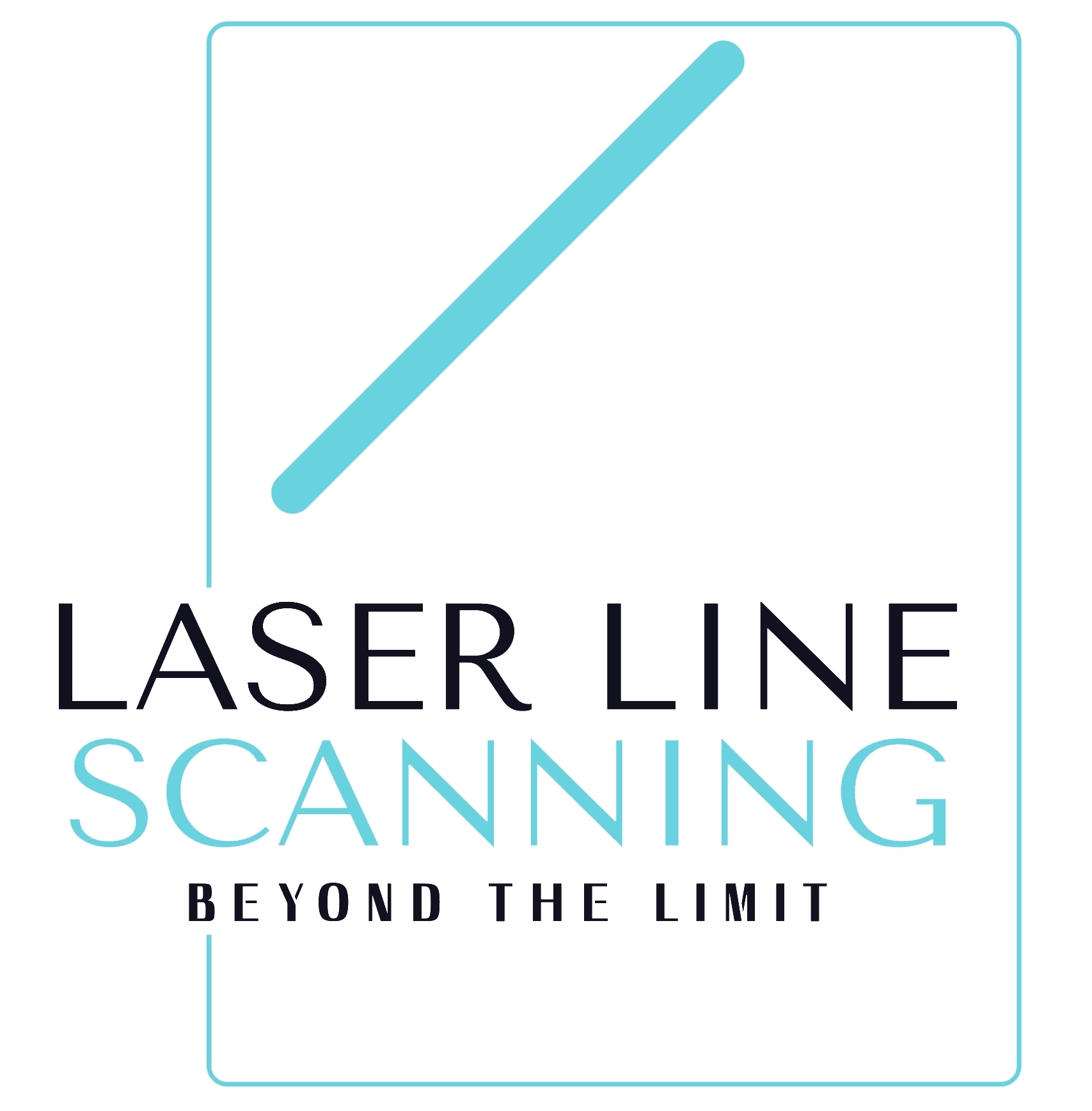 Laser line scannig logotype